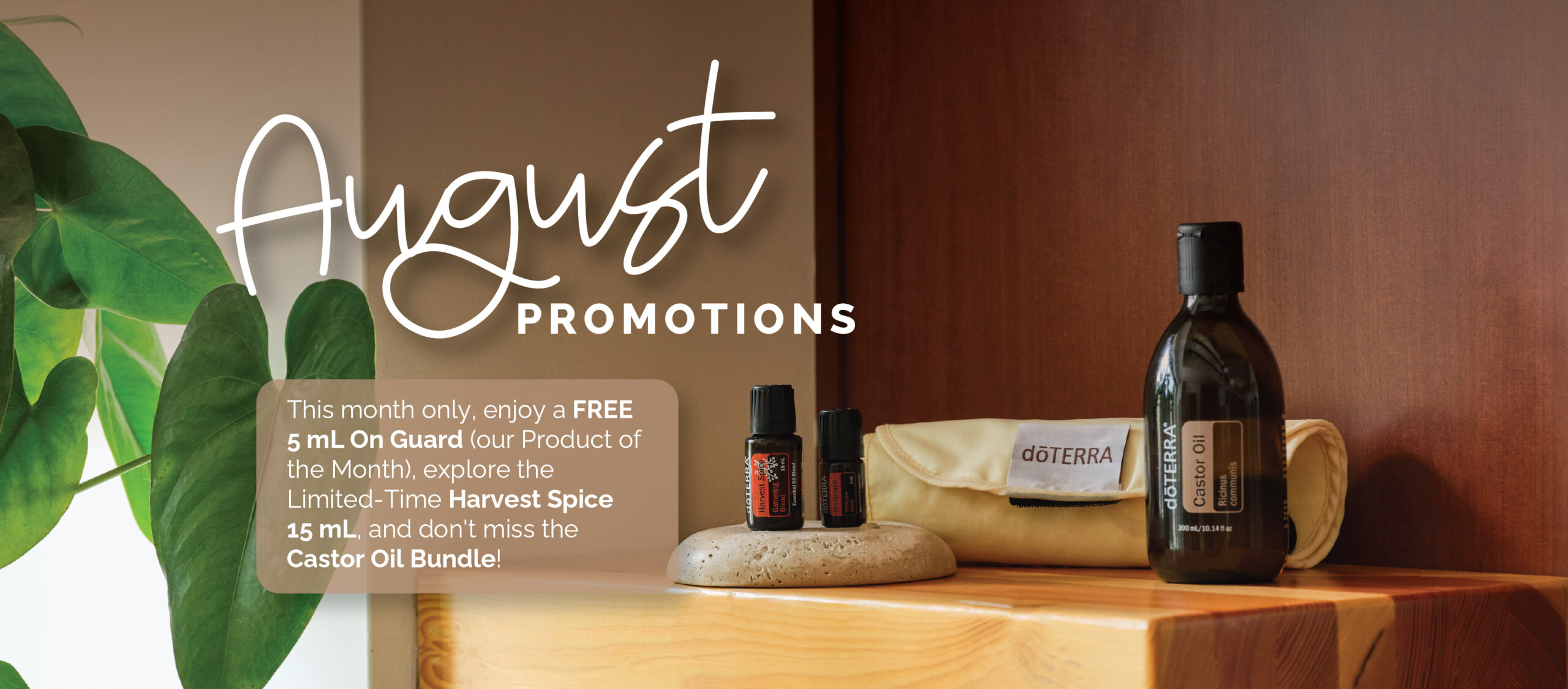 dōTERRA August 2026 Monthly Promos Banner