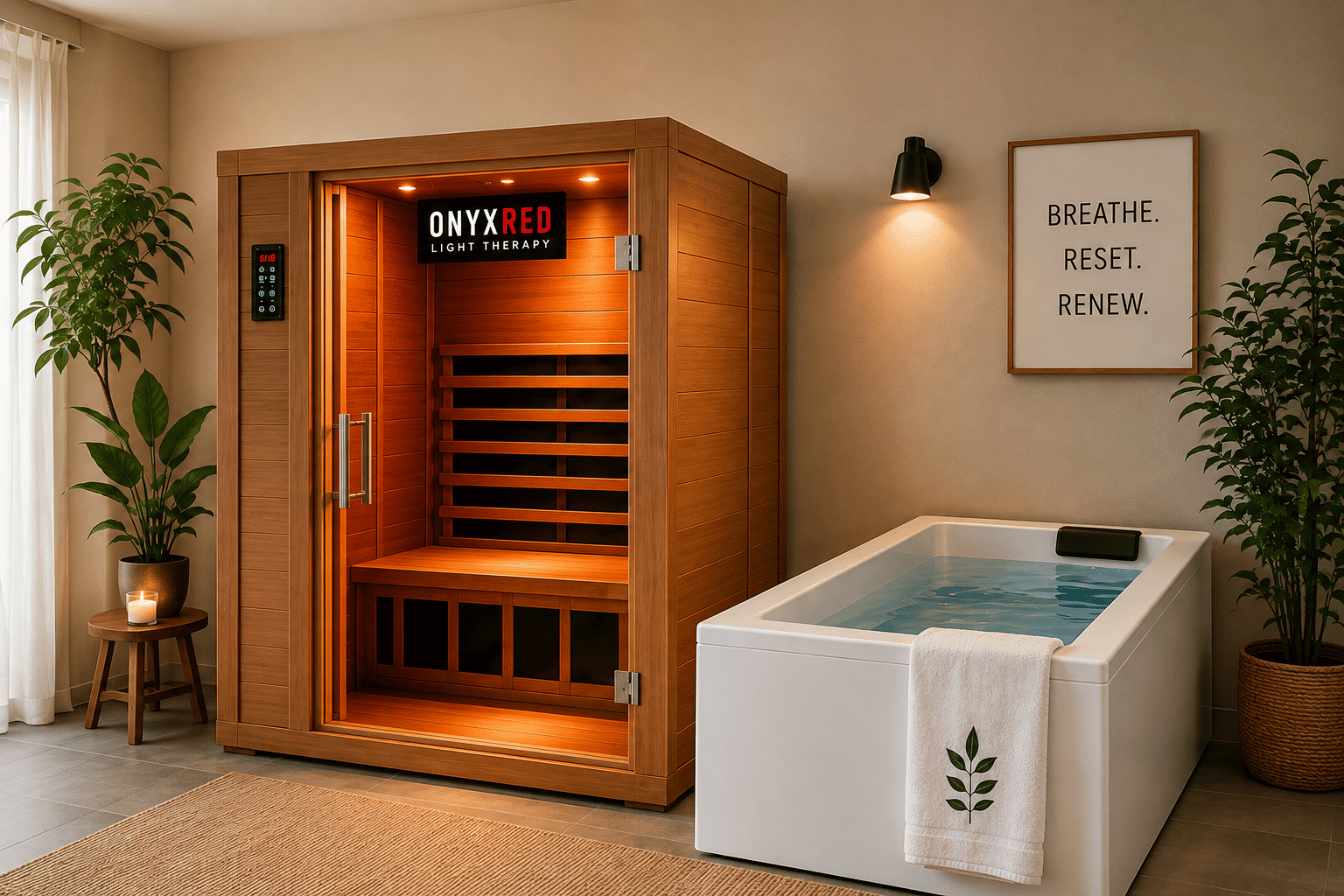 Infrared Sauna and Cold Plunge Suite at St. Croix Healing Arts